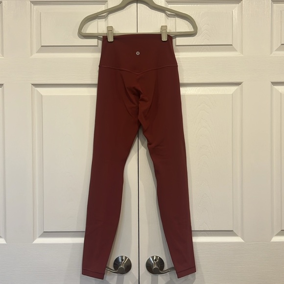 lululemon Align High-Rise Pant 27” in Mulled Wine Womens Size 4 - Picture 3 of 5